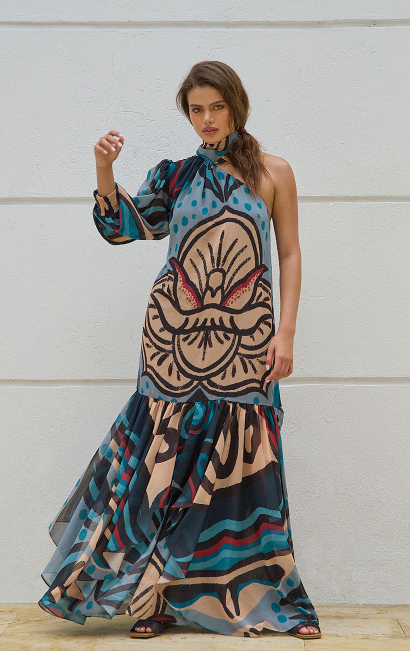 VESTIDO MÁXIMO EMBLEMA
