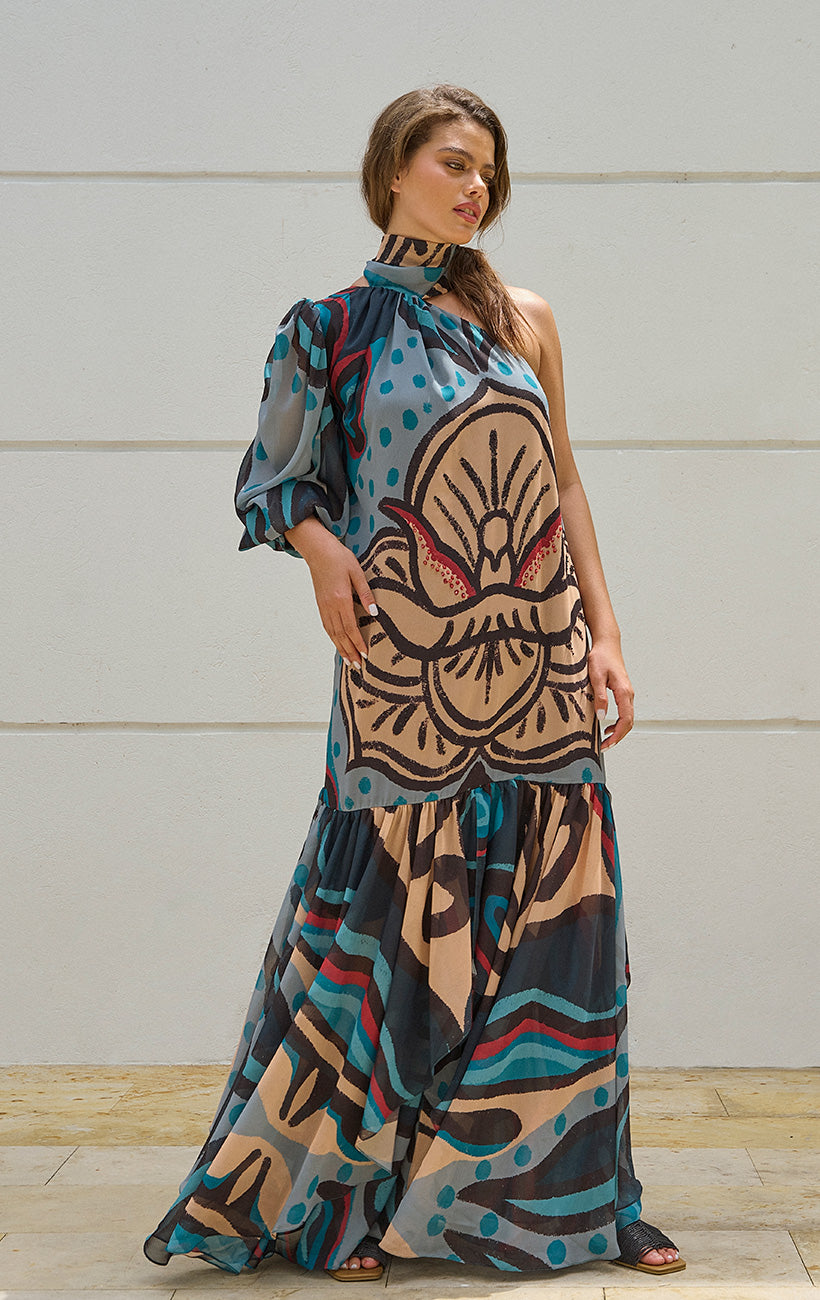 VESTIDO MÁXIMO EMBLEMA