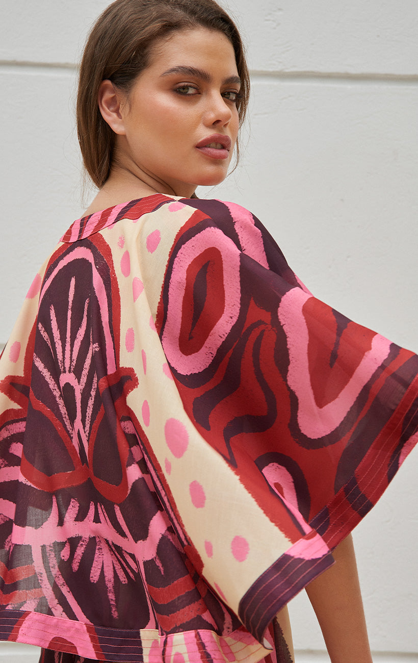 VESTIDO KIMONO MONTUOSO