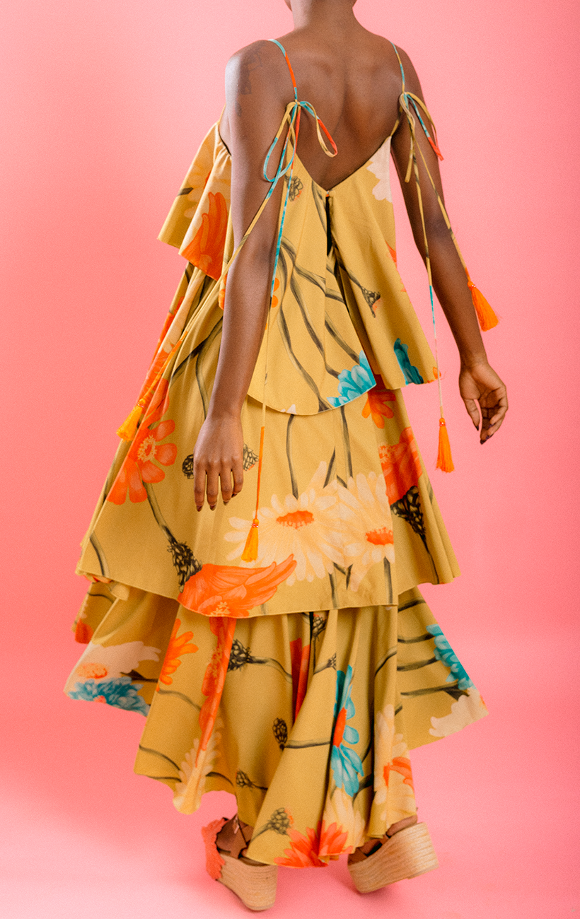 CEMBO MIDI DRESS